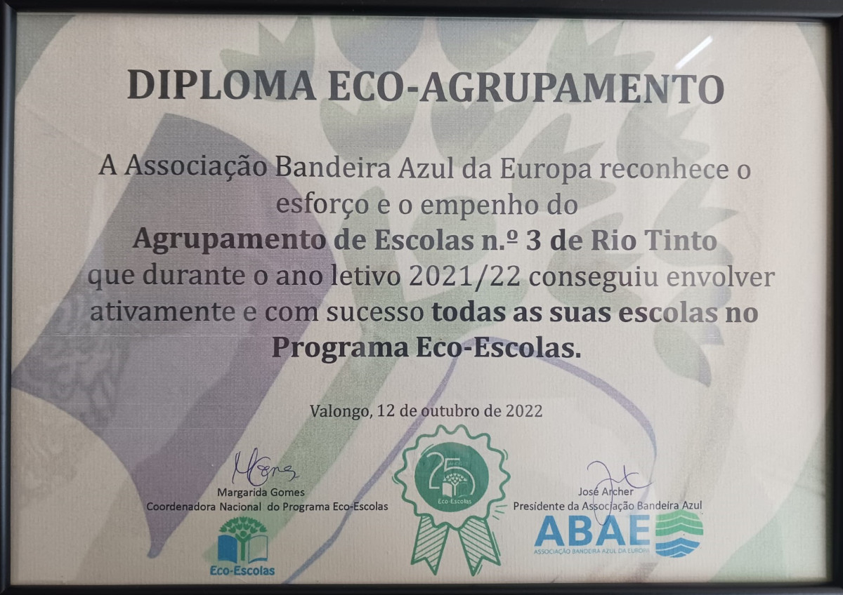 Diploma Eco-Agrupamento
